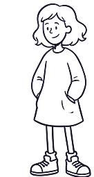 Kana standing with hands in her pockets